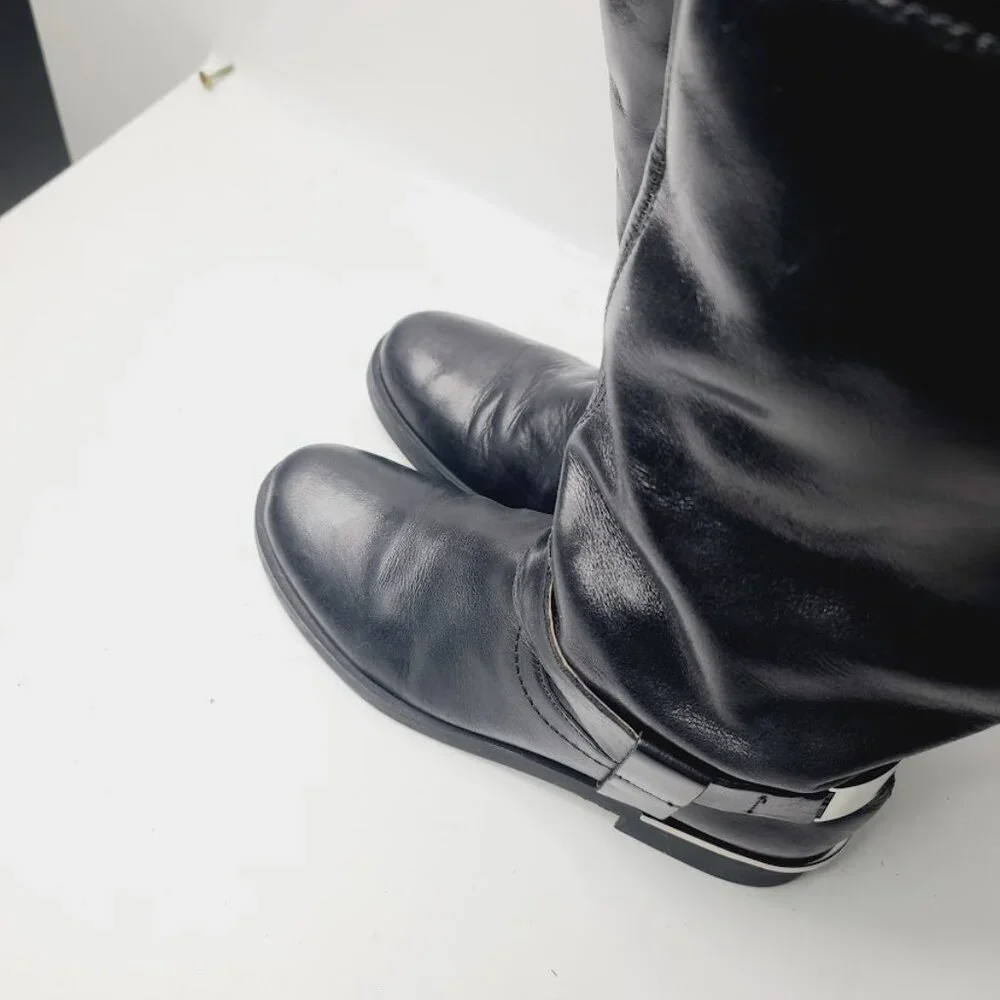 Zara girl leather